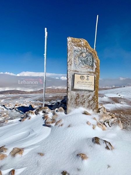 Snowflakes at Qornet el Sawda